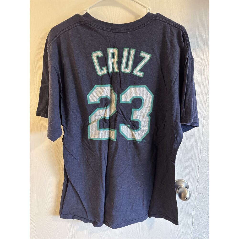 Nelson Cruz #23 Majestic Seattle Mariners MLB t-shirt Size XL